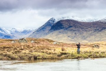 Shooting in Nature, Picturesque Scottish Landscape